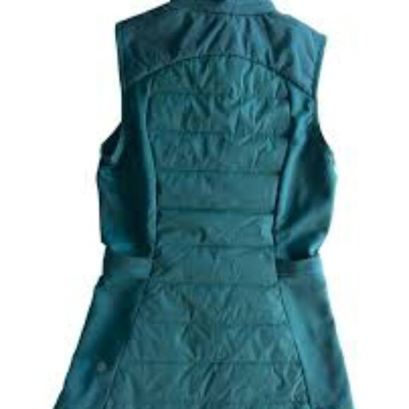 lululemon athletica Down for a Run vest, TEAL, size 10 - Picture 2 of 12